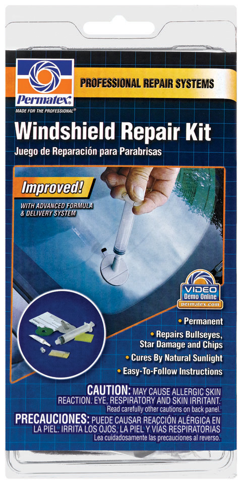 09103 Permatex Windshield Repair Kit 0 025 Fl Oz Clam Shell