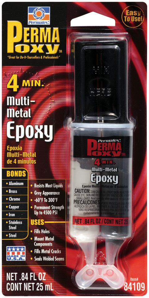 Permatex 84109 1 Oz Steel Aluminum Auto Epoxy
