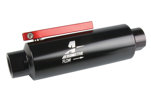 Aeromotive Fuel System Aeromotive 12331 In Line Shutoff Valve Fuel Filter - Picture 7 of 9