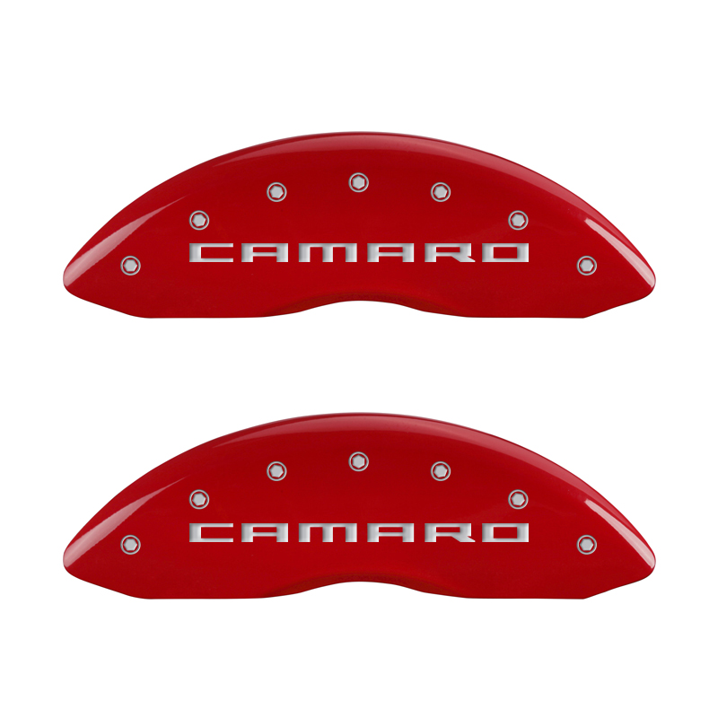 Mgp Caliper Covers 14036Scs5rd Caliper Cover With Red Powder Coat Finish   Set